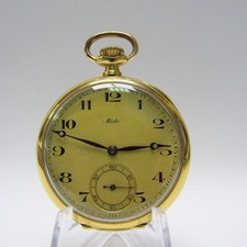 08285 MIDO. Men's pocket watch, lepine and remontoir. 18k gold. Switzerland, ca. comprar usado  Enviando para Brazil