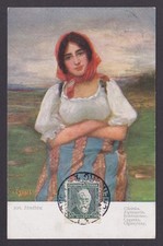 Postcard national costume for sale  Shipping to Ireland