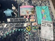 Barbie Cruise Ship 2002 Pool With Slide Food Binoculars Flag Railings & More, usado comprar usado Barbie Cruise Ship 2002 Pool With Slide Food Binoculars Flag Railings & More, usado comprar usado  Enviando para Brazil