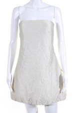 Usado, Mini vestido Brandon Maxwell branco enrugado tamanho 6 do eBay Endless Runway comprar usado  Enviando para Brazil