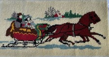 Christmas hooked rug for sale  Syracuse
