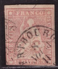 1854 helvetia seduta usato  Catania