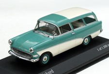 Opel Rekord P1 Caravan Bj. 1957-1962, aquamarin-blau, Minichamps im M. 1:43, OVP comprar usado  Enviando para Brazil