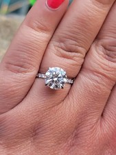 Solitaire bague fiançailles d'occasion  Paris XII