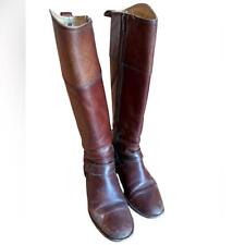 Usado, Botas Frye Melissa arnês marrom altura do joelho estendido tamanho 5 1/2 B comprar usado  Enviando para Brazil