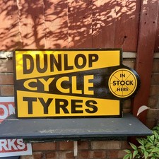 Metal dunlop tyres for sale  GRIMSBY