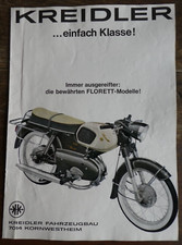 Riginal kreidler prospekt gebraucht kaufen  Wiesloch