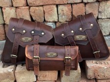 Motorcycle leather pouch for sale  WALSALL