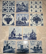 Seleção de designs tradicionais vintage de azulejos suspensos de Delft comprar usado  Enviando para Brazil