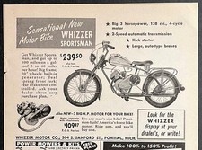 1950 whizzer sportsman d'occasion  Expédié en Belgium