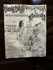 Incantation Nuclear Death Mortician Goreaphobia Flyer Original 1990 comprar usado  Enviando para Brazil