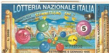 Biglietto lotteria nazionale usato  Sora