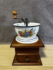 Moedor de café vintage com uma tigela de cerâmica estilo francês rústico 9"  comprar usado Moedor de café vintage com uma tigela de cerâmica estilo francês rústico 9"  comprar usado  Enviando para Brazil