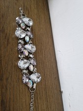 Silver tone diamonte for sale  STOKE-ON-TRENT