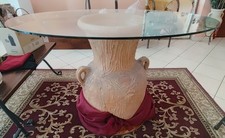 Tavolo artigianale vetro usato  Ravenna