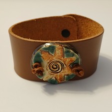 Bracelete de couro sintético vintage feminino estilo boho chique hippie sudoeste comprar usado  Enviando para Brazil