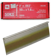 Usado, Unhas de trava Senco RW21BPE tira reta brilhante cabeça L piso 2"" L 16-Ga. comprar usado  Enviando para Brazil