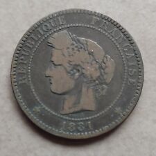 Cérès centimes 1881 d'occasion  Fagnières