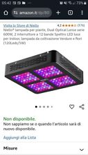 Lampada led coltivazione usato  Brusciano