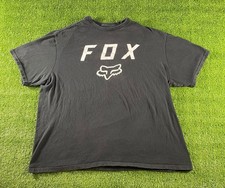 Usado, Camiseta Fox Racing XL Grunge Motocross Y2K Streetwear Skatista Preta Desgastada comprar usado  Enviando para Brazil