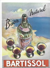 Publicite aperitif bartissol d'occasion  Paris XI