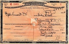 Antigo 1924 Prohibition Whiskey Prescription Doctor Pharmacy Bar Lansdale PA comprar usado  Enviando para Brazil