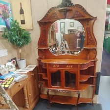 Edwardian walnut dresser for sale  BOURNEMOUTH