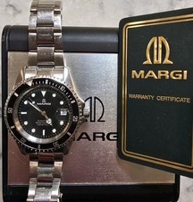 Usado, Relógio de mergulho profissional Margi 7098 aço inoxidável resistente à água 10 caixas eletrônicos  comprar usado  Enviando para Brazil