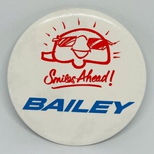 Bailey Caravan Vintage Promo Grande 3" Pin Badge Touring Tourer Motor Home Van RV comprar usado  Enviando para Brazil