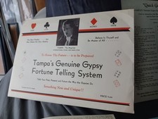 Usado, Tampa's Geniune Gypsy Fortune Telling System Orig. Envelope comprar usado  Enviando para Brazil
