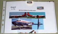 Oldmodelsdecals avro andover for sale  BIRMINGHAM