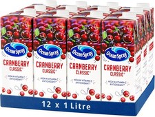 Suco de cranberry Oceanspray pacote com 12 x 1L comprar usado  Enviando para Brazil
