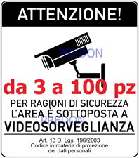 Adesivi cartello targa usato  Manfredonia