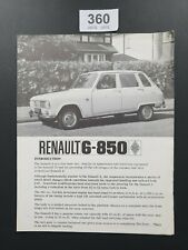 Renault 850 market for sale  GOSPORT