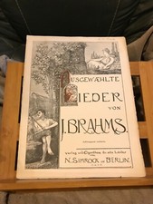 Brahms ausgewählte lieder d'occasion  Rennes