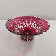Crystal pedestal bowl for sale  SWADLINCOTE