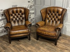 Pair antique leather for sale  MARCH