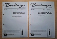 (349A) 2 Manuels d'atelier CITROEN Berlingo - Présentation Année-modèle 2001 comprar usado  Enviando para Brazil