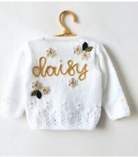 Daisy embroidered cardigan for sale  Ireland