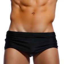 Roupa de banho masculina sexy cuecas Sunga moda praia maiô maiô baús curtos, usado comprar usado  Enviando para Brazil