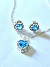 Sea blue heart for sale  SKEGNESS