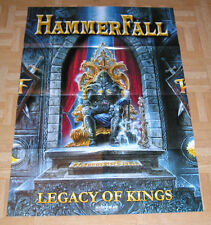 Usado, Pôster promocional original HammerFall Legacy of Kings estado perfeito 23x33 comprar usado  Enviando para Brazil