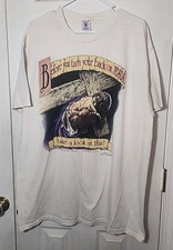 Camiseta RARA Vintage 1993 Living Epistles Before You Turn Your Back On Jesus GG, usado comprar usado  Enviando para Brazil