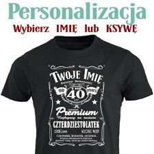 40 lat urodziny 1985 smieszna koszulka personalizowana t-shirt Polska prezent PL na sprzedaż  Wysyłka do Poland