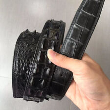 No Jointed -Men's Luxury Alligator Krokodil Haut Ledergürtel für Pin Buckle HOT comprar usado  Enviando para Brazil