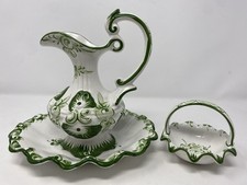 Vintage green white for sale  OSWESTRY