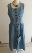 Ktoberfest jeans trachtenkleid gebraucht kaufen  Weiterstadt
