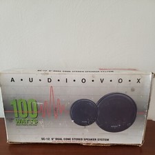 Conjunto de alto-falantes estéreo para carro AUDIOVOX SC12 6 POLEGADAS. Novo na caixa com fios e ferragens comprar usado  Enviando para Brazil