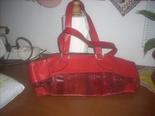 Borsa pelle rossa usato  Murialdo
