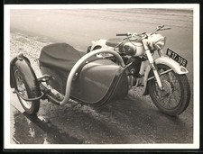 Fotografie Motorrad Puch mit Seitenwagen, Kennzeichen Wien / Österreich  comprar usado  Enviando para Brazil